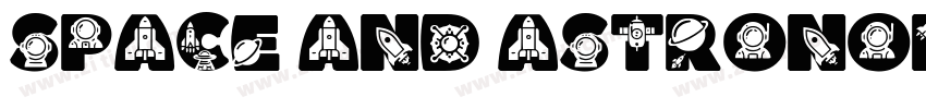 Space and Astronomy字体转换